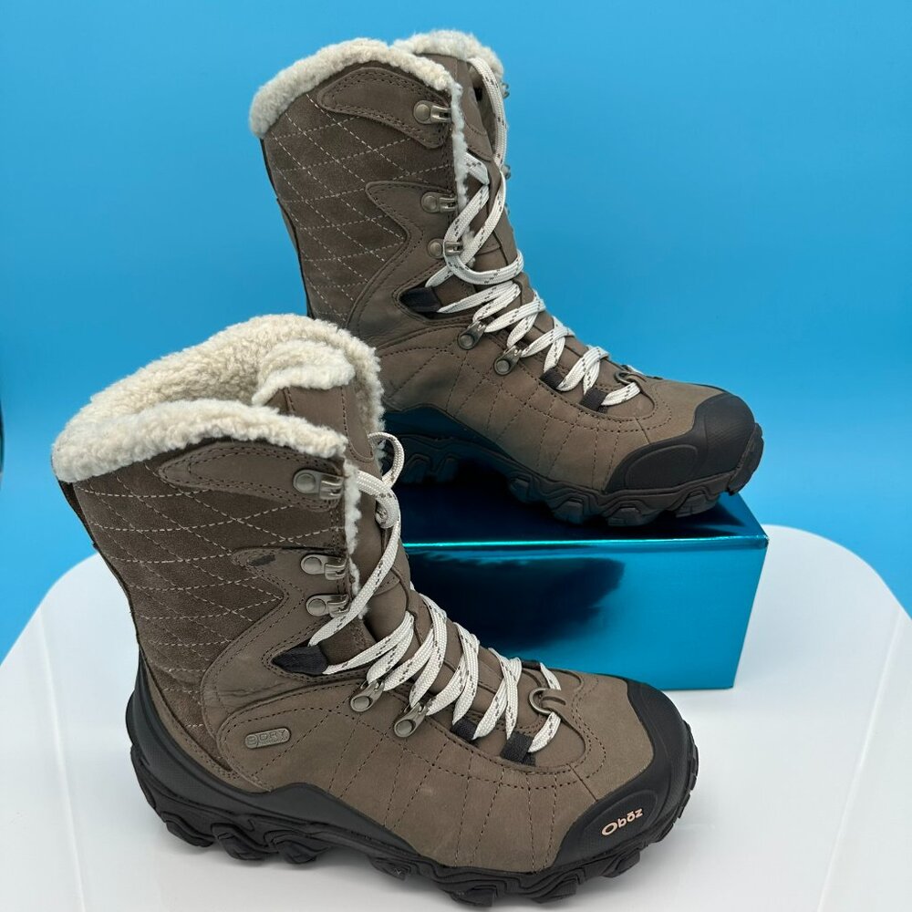 Oboz Women's Lace Up Winter Boots - Brown